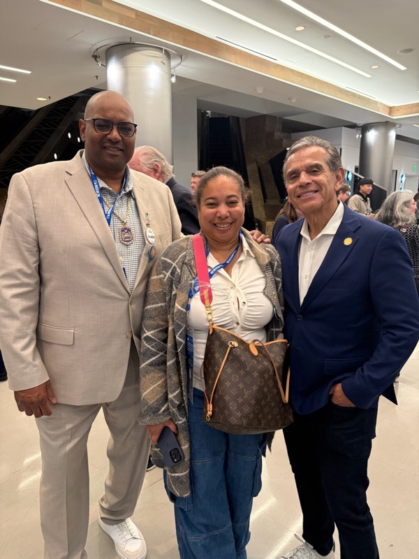 Cedric at political conference